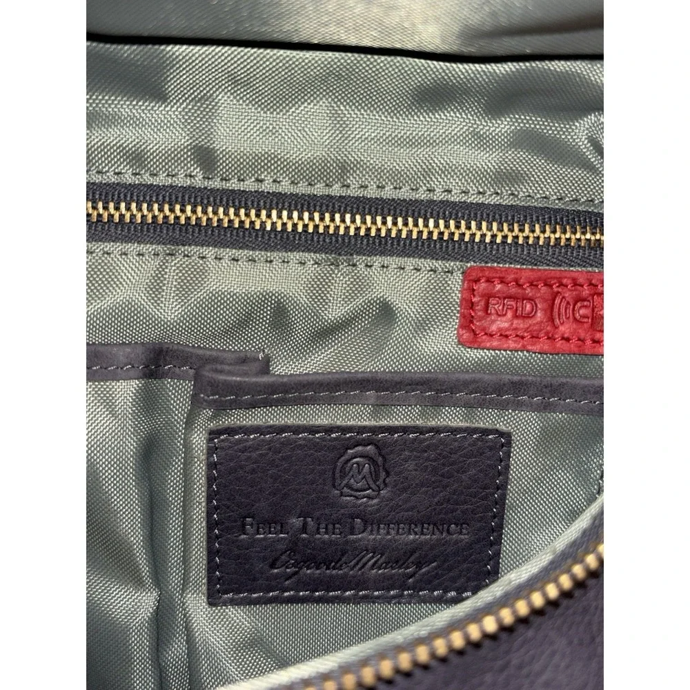 Osgoode Marley Emery Small Crossbody Leather RFID Storm Gray MSRP $175